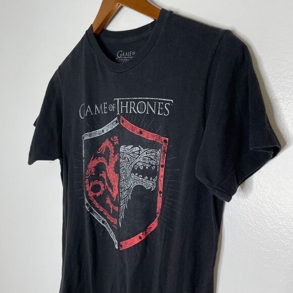 Game Of Thrones Black Short Sleeve Shirt Size Small Men’s - Picture 2 of 8